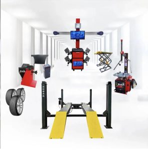 Tire service station combo