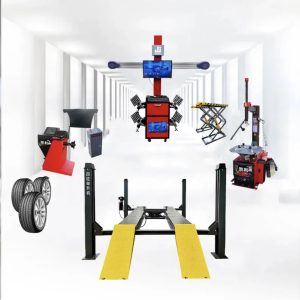 Tire service station combo