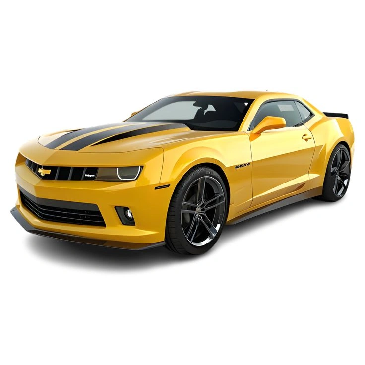 Sleek Yellow Chevrolet Camaro Sport